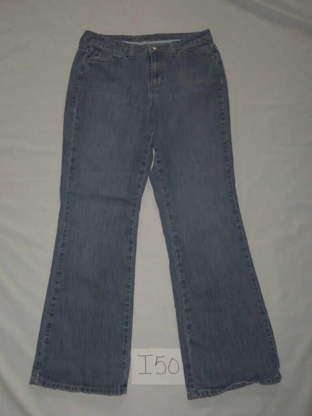 St Johns Bay Blue Jeans Size 10 Short Bootcut Womens -0812i50